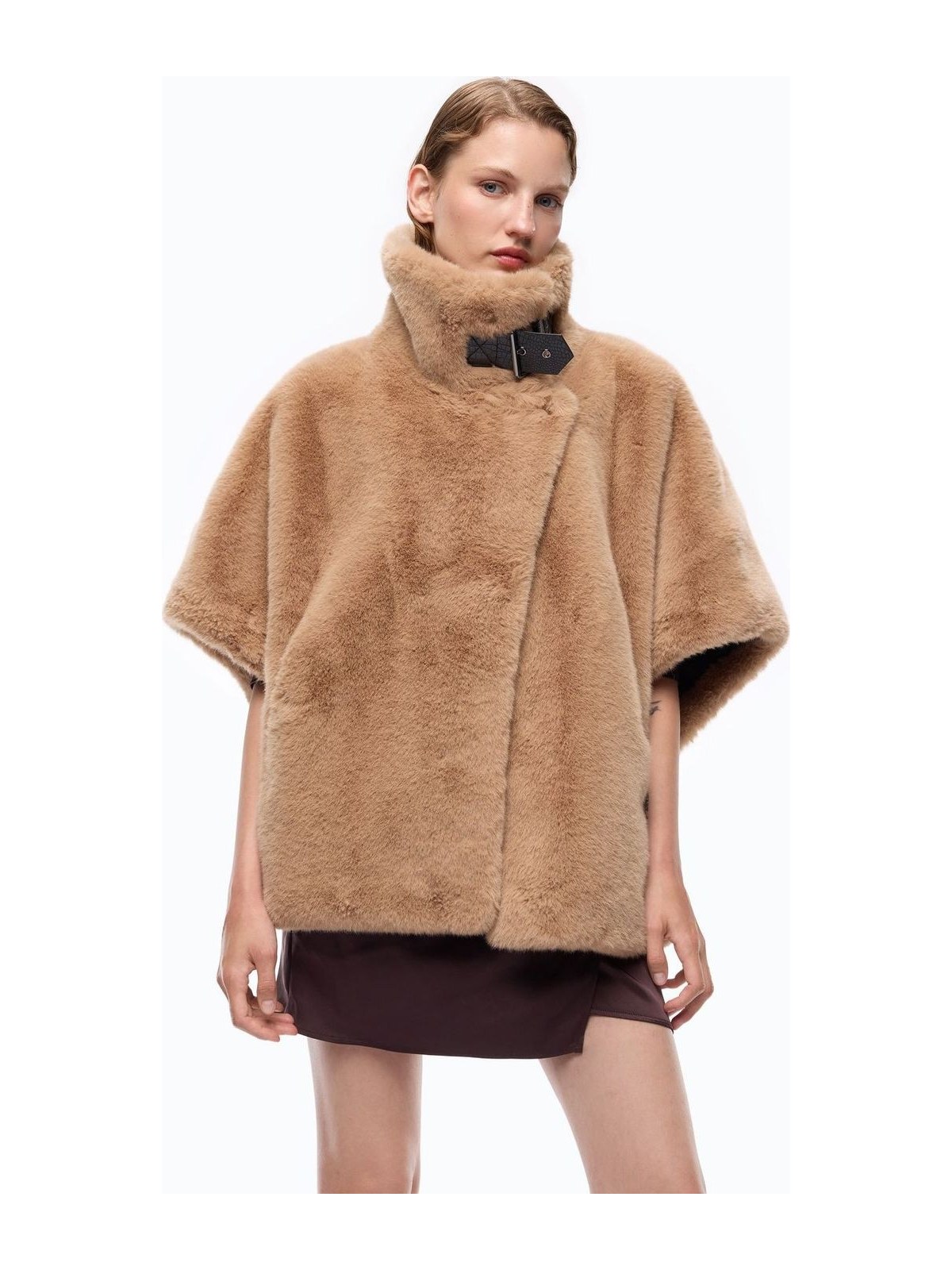 New Comodino Cappa Aspen Aspetto Visone