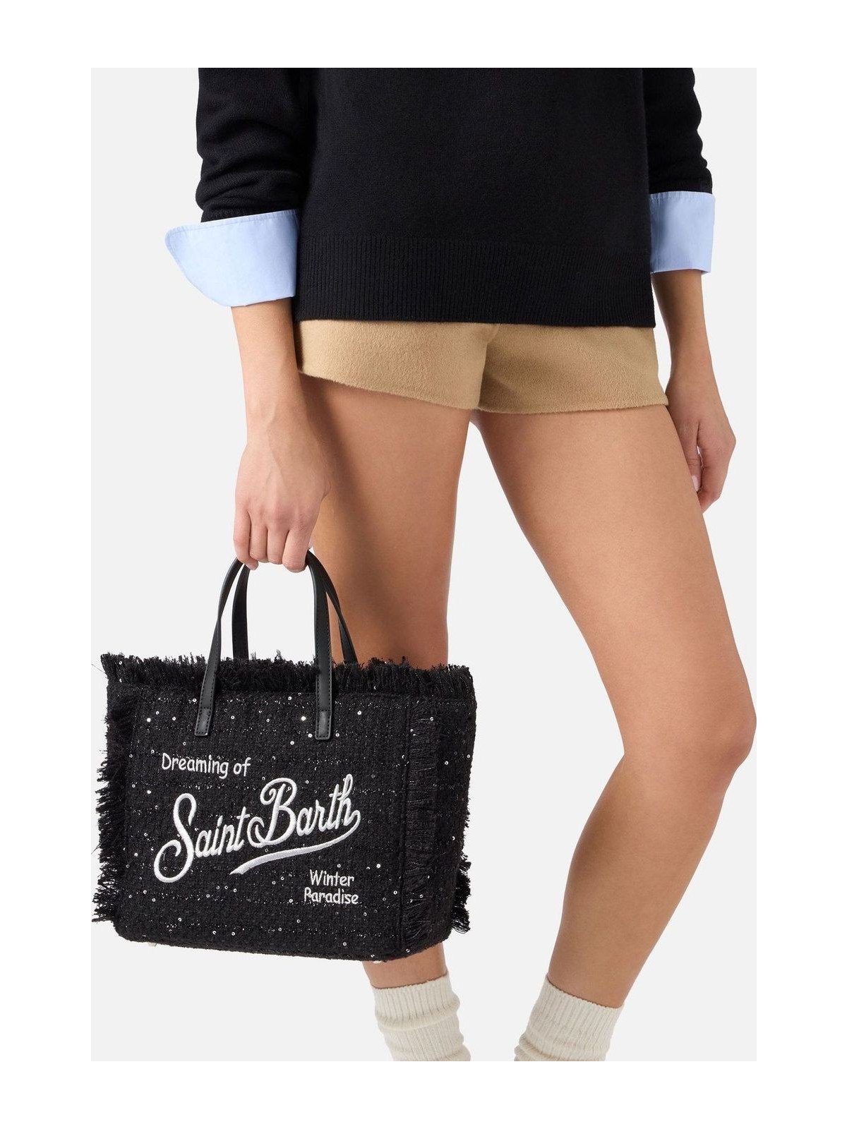 Colette Tweed N Hand Bag With Strap