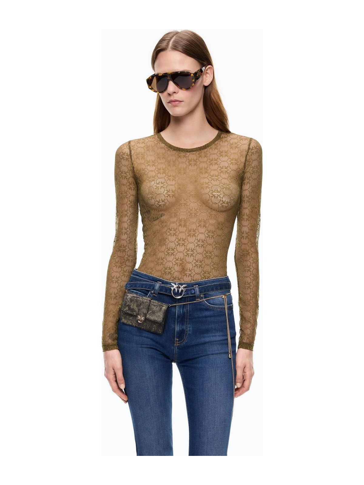 Rover Maglia Pizzo Stretch Love Bird