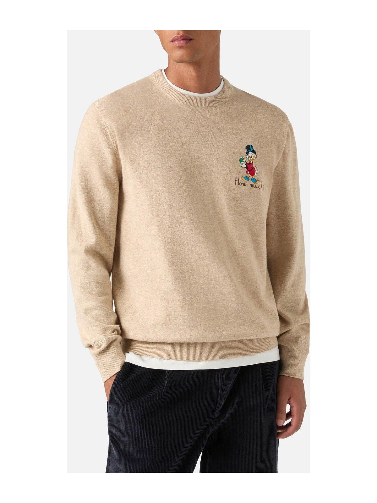 Heron Light Embry Crew Neck Light Sweater
