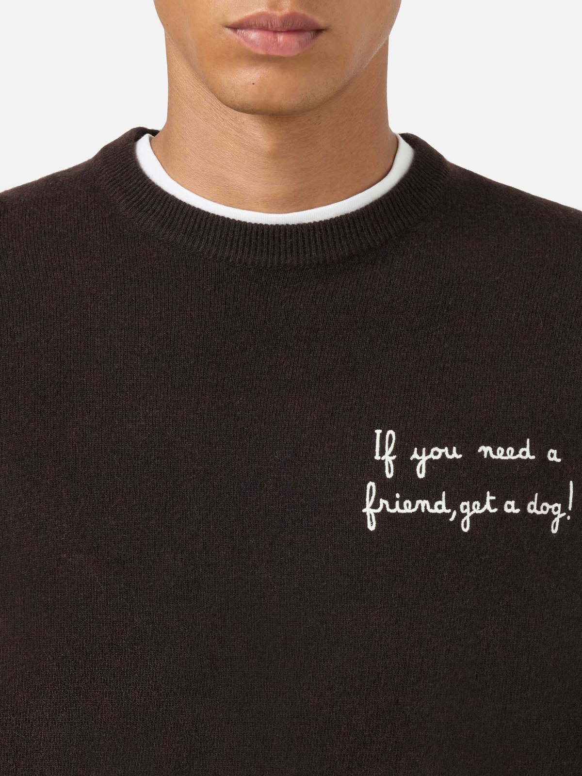 Heron Light Embry Crew Neck Light Sweater